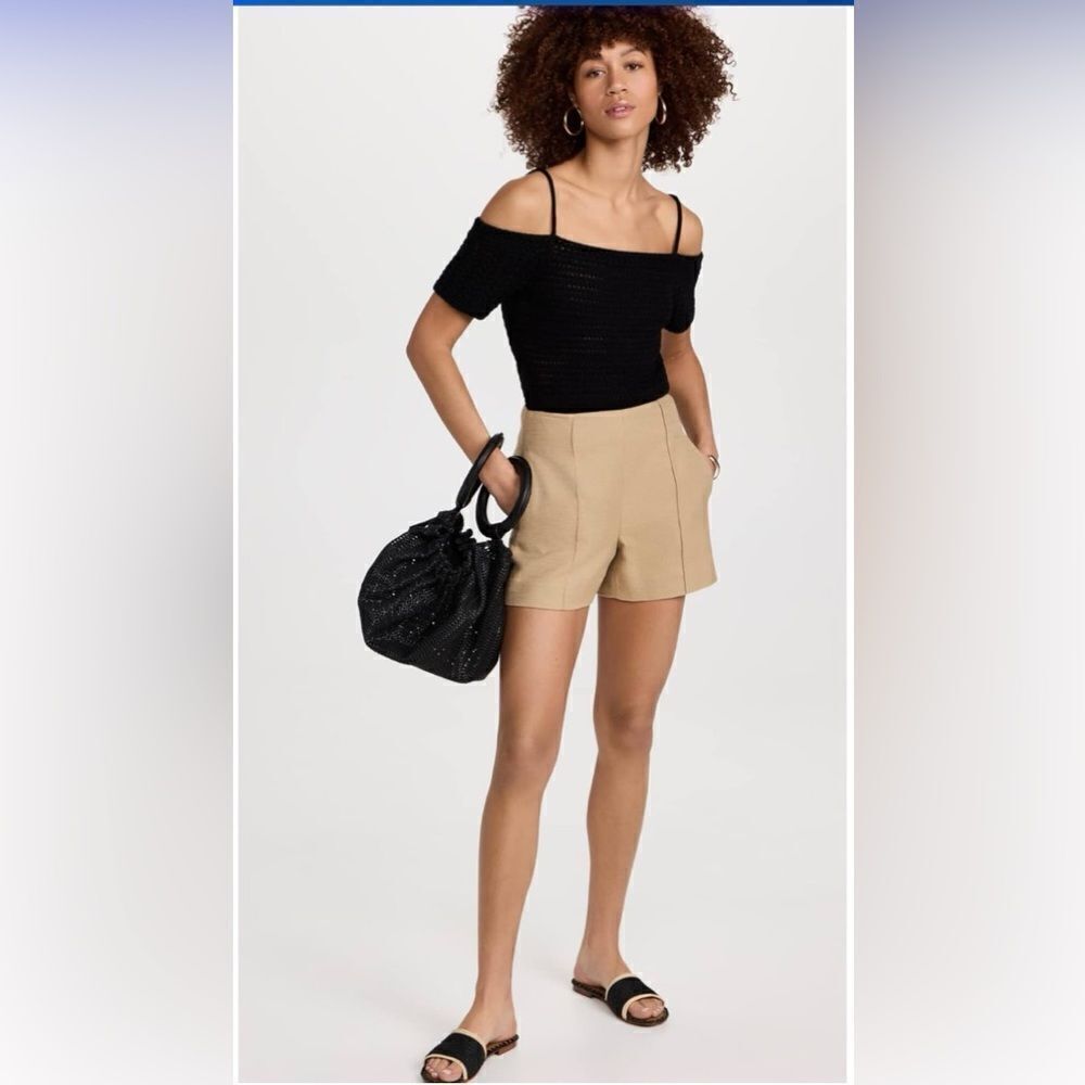 Vince Black Open Shoulder NWT Size S just top